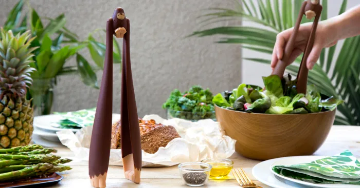We Created Salad Tongs That Look Like Mighty Bigfoot And Stay Put On Your Table!