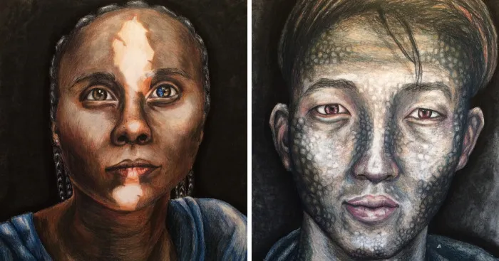 Artist Colors People Like Horses And It's The Strangest Thing We've Seen All Day