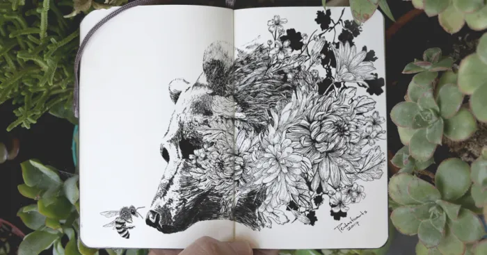 I Express My Love For Nature In Drawings With A Touch Of Surrealism