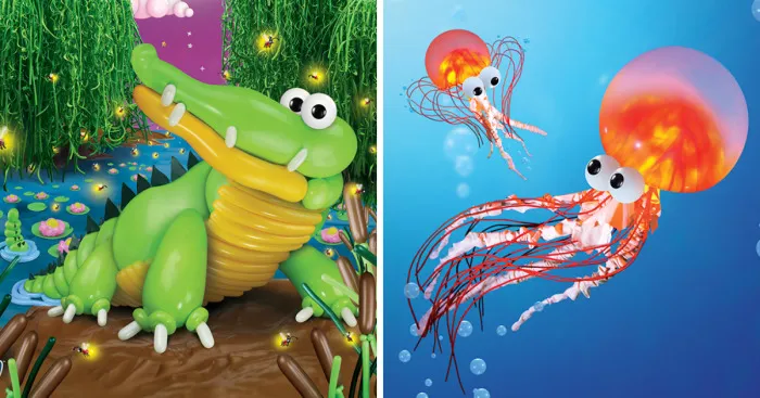 I Created Kid's Abc Book With  Balloon Animals Like You've Never Seen (26 Images)