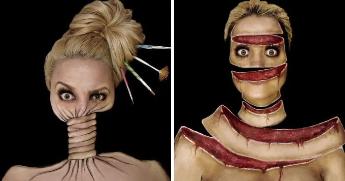 I Spend Up To 12 Hours To Create These Twisted Illusions On My Face