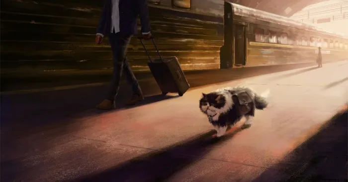 Artist Shows In Illustrations The Adventures Of A Journey Of A Kitten