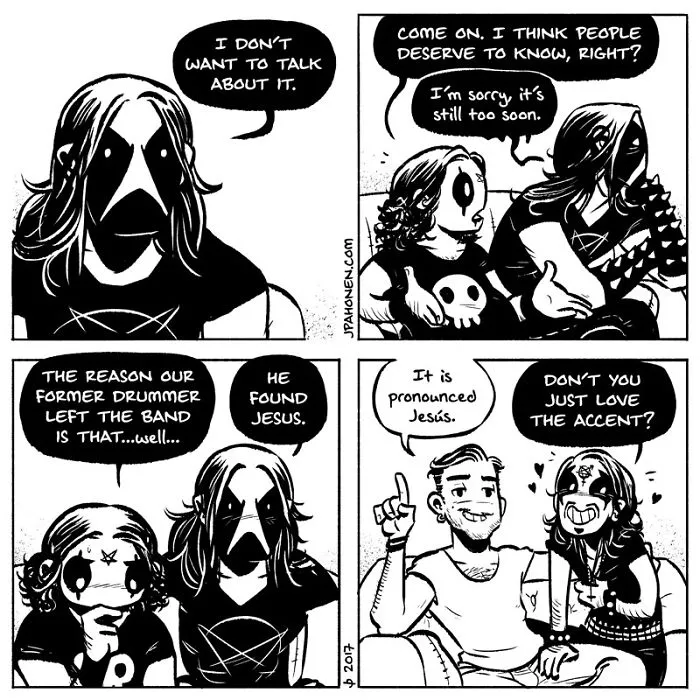 53 Adorable Black Metal Comics That'll Satisfy Your Dark Side