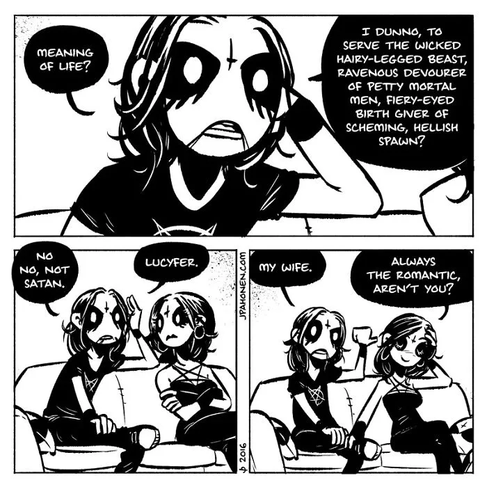 53 Adorable Black Metal Comics That'll Satisfy Your Dark Side