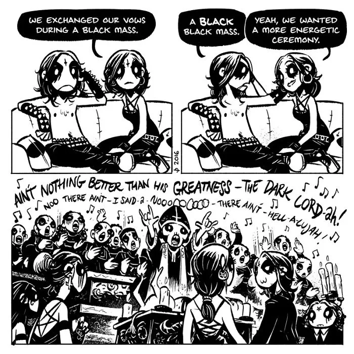 53 Adorable Black Metal Comics That'll Satisfy Your Dark Side