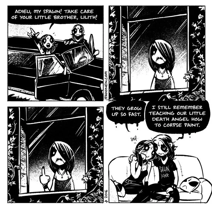 53 Adorable Black Metal Comics That'll Satisfy Your Dark Side