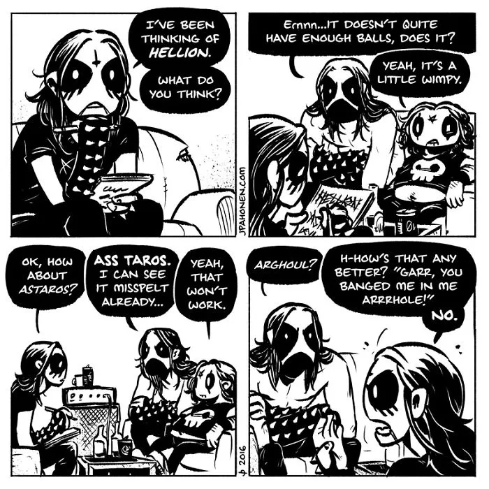 53 Adorable Black Metal Comics That'll Satisfy Your Dark Side