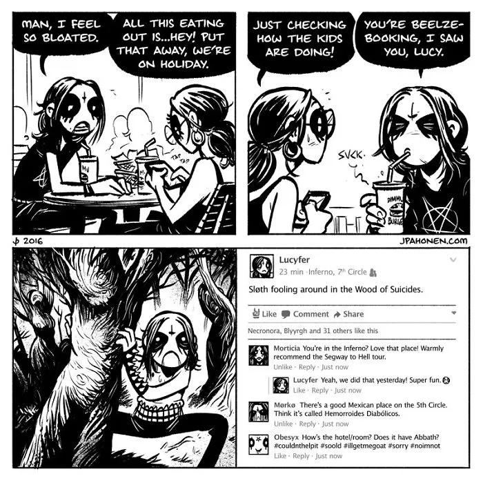 53 Adorable Black Metal Comics That'll Satisfy Your Dark Side