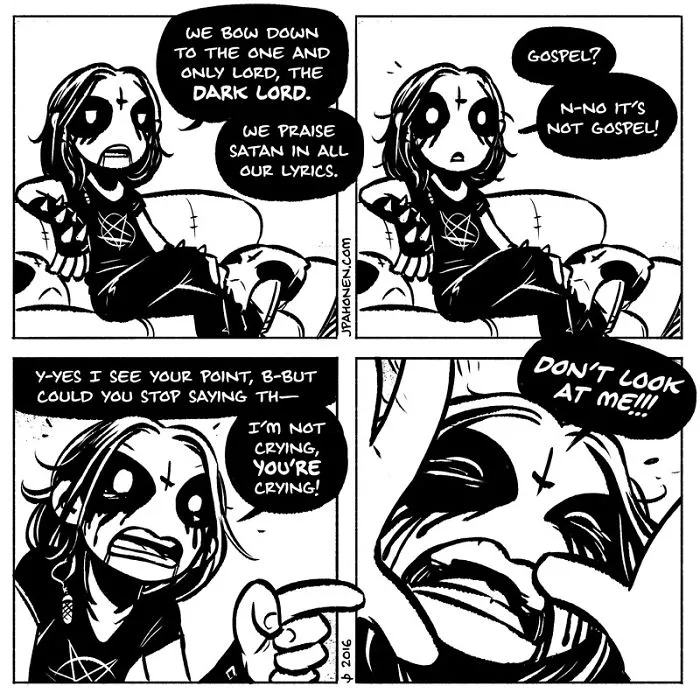 53 Adorable Black Metal Comics That'll Satisfy Your Dark Side