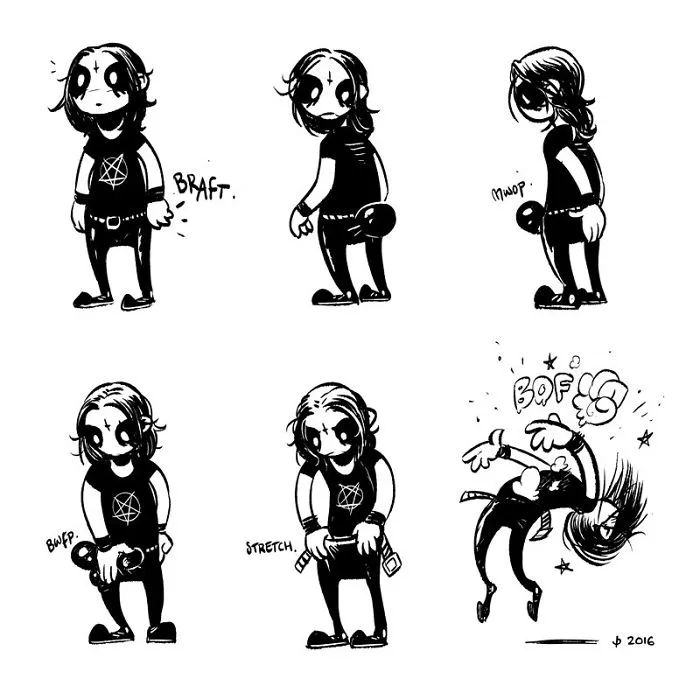 53 Adorable Black Metal Comics That'll Satisfy Your Dark Side