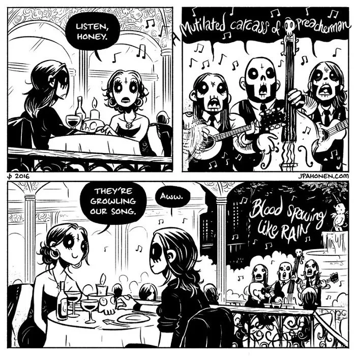53 Adorable Black Metal Comics That'll Satisfy Your Dark Side