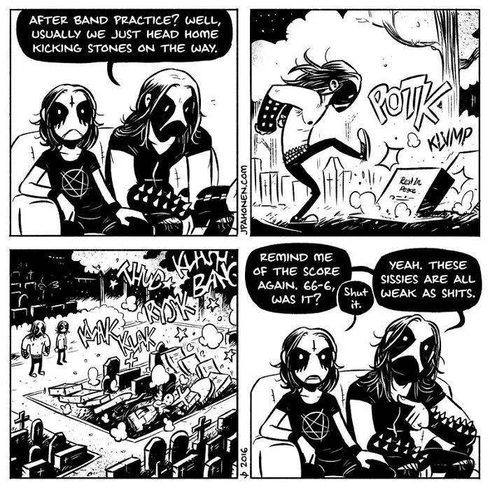 53 Adorable Black Metal Comics That'll Satisfy Your Dark Side
