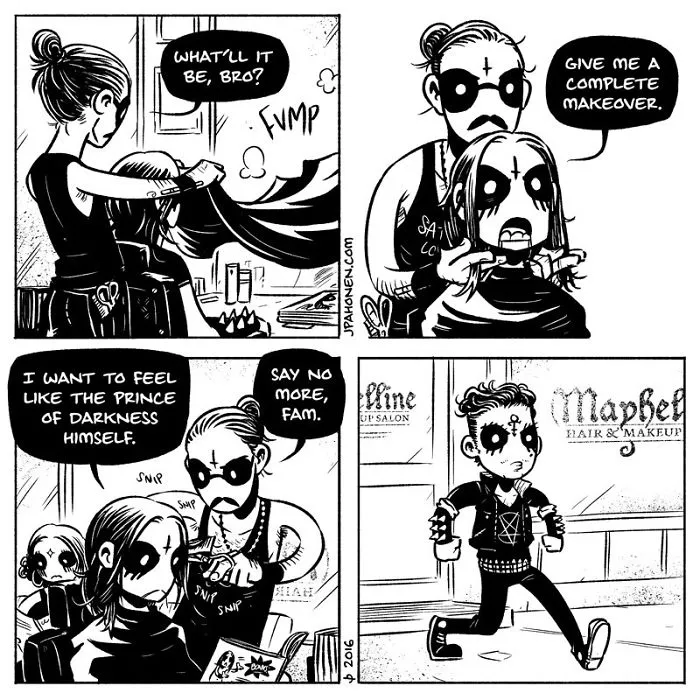 53 Adorable Black Metal Comics That'll Satisfy Your Dark Side