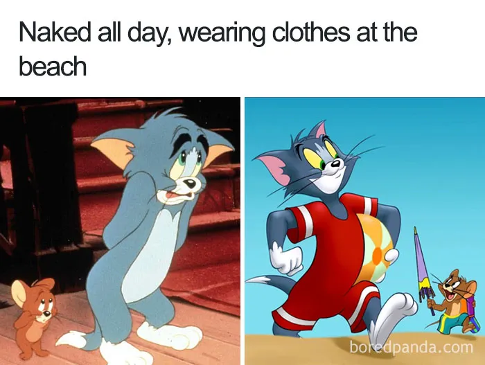 Naked vs. Clothed