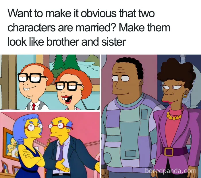 Cartoon Married Couples