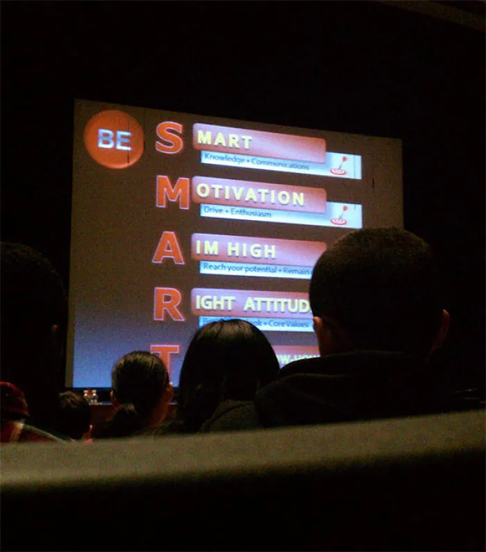Funny presentation about smart word