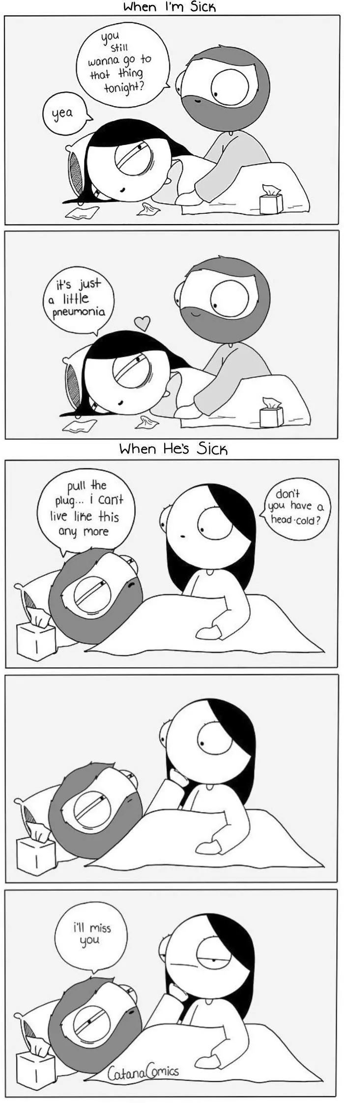 45 Hilarious Posts About Husbands Who Catch A Cold And Think They're Dying