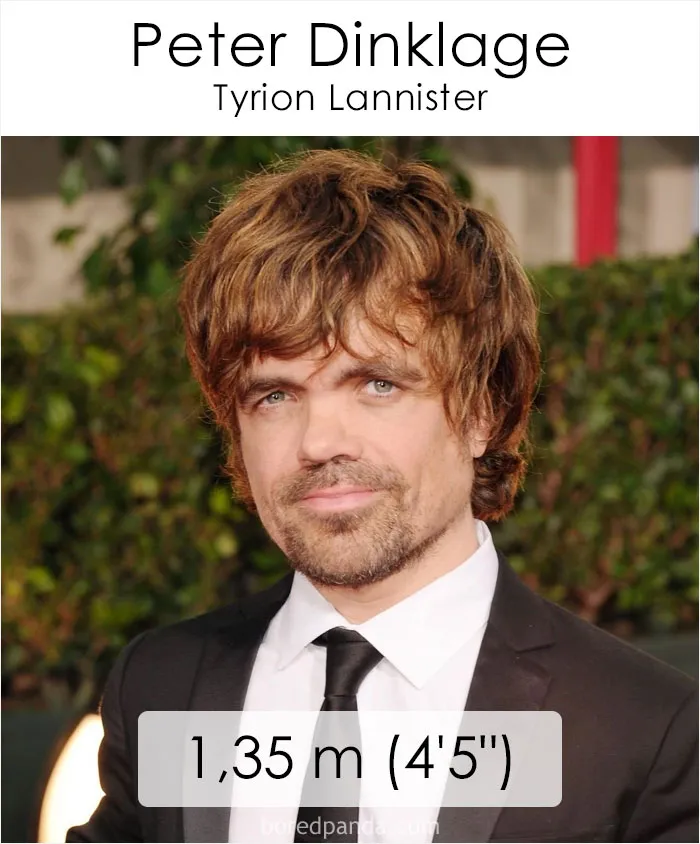 'Game Of Thrones’ Characters Ordered From Smallest To Tallest May Surprise You