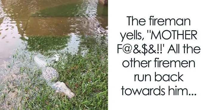 This Fireman Thought He Was Going To Die, But It All Ended Hilariously