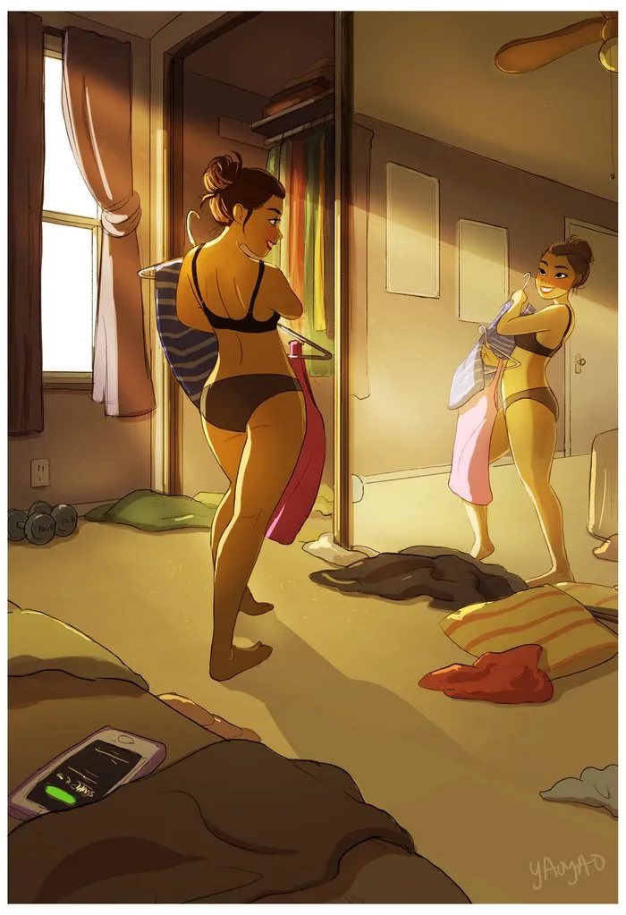 Probarte toda tu ropa