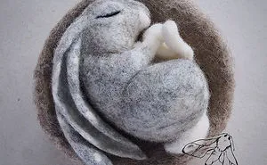 I’m A Self-Taught Artist Who Needle Felts Charming Animals