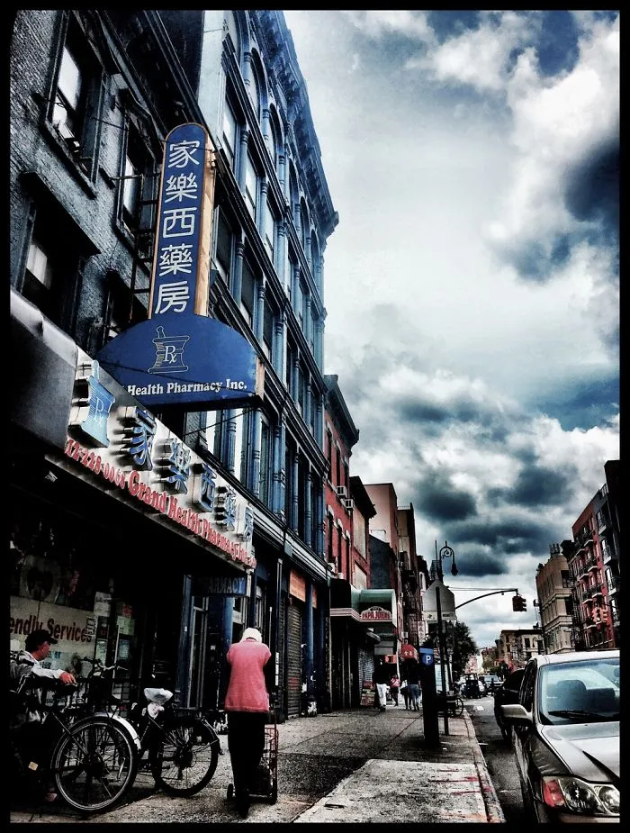A Cloudy Day In Chinatown New York City