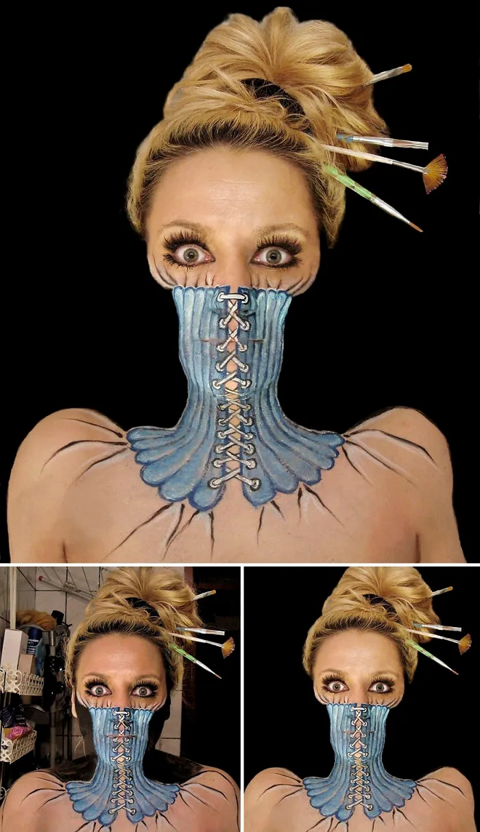 I Spend Up To 12 Hours To Create These Twisted Illusions On My Face