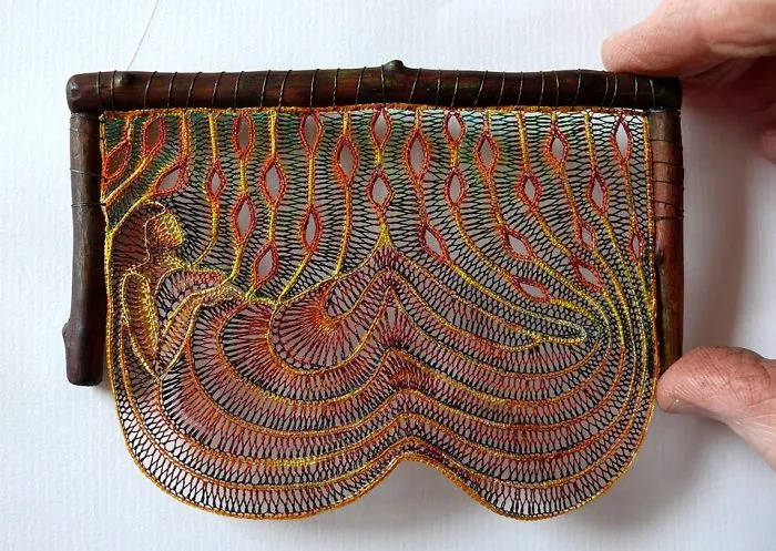 Hungarian Artist Delicately Attaches Mystical Lace Art To Pieces Of Found Wood, And The Result Is Gorgeous