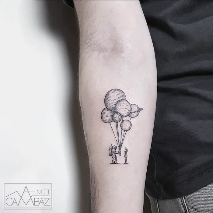 30 Simple Yet Striking Tattoos By Former Turkish Cartoonist That You'll Want On Your Skin