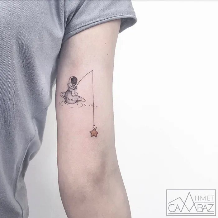 30 Simple Yet Striking Tattoos By Former Turkish Cartoonist That You'll Want On Your Skin