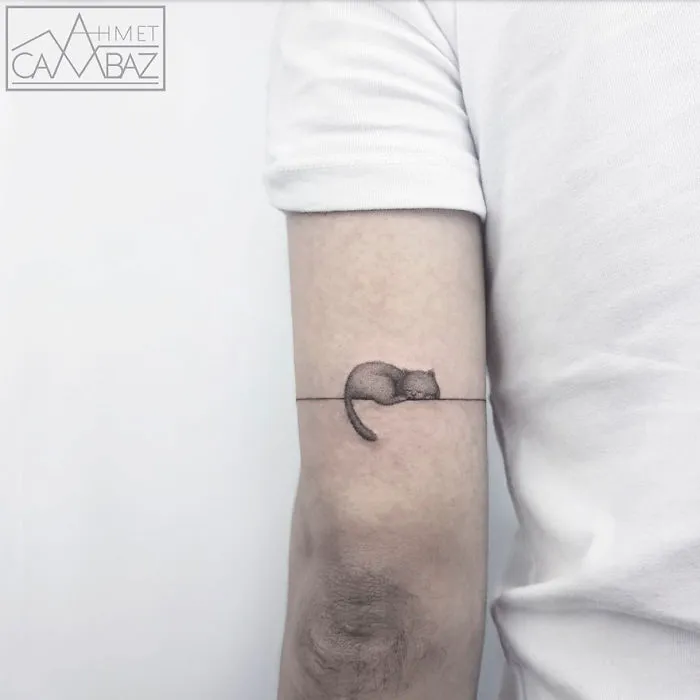 30 Simple Yet Striking Tattoos By Former Turkish Cartoonist That You'll Want On Your Skin