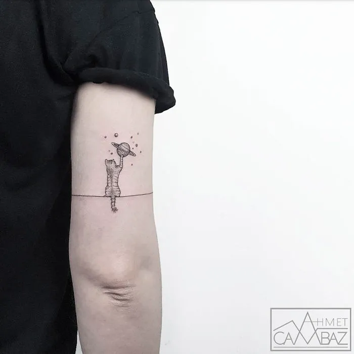 30 Simple Yet Striking Tattoos By Former Turkish Cartoonist That You'll Want On Your Skin