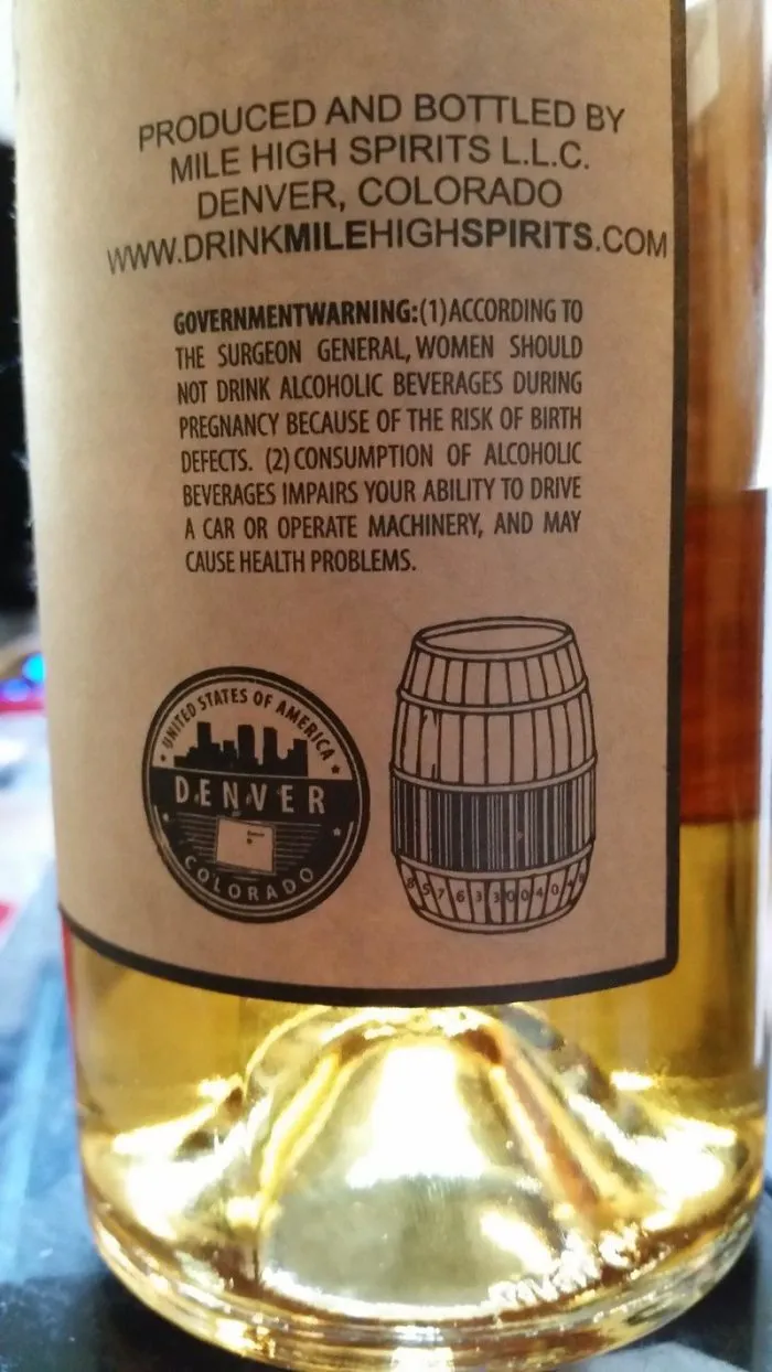 The Barcode On This Bottle Of Bourbon Is A Barrel