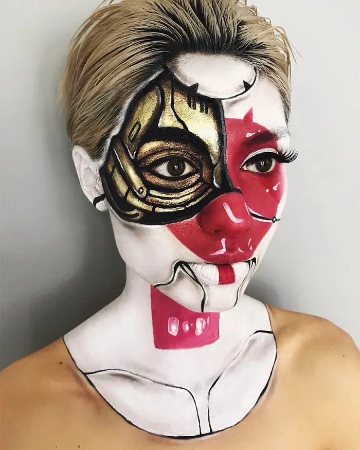 Woman Gives Up Teaching To Create Optical Illusions With Makeup, And It's Messing With Our Minds