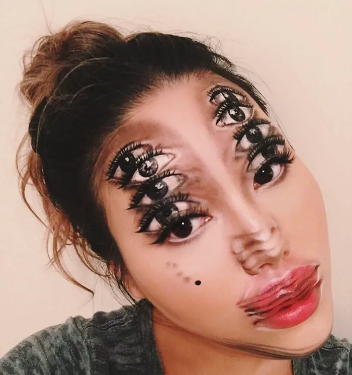 Woman Gives Up Teaching To Create Optical Illusions With Makeup, And It's Messing With Our Minds