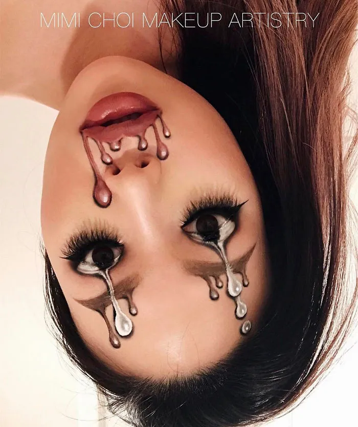Woman Gives Up Teaching To Create Optical Illusions With Makeup, And It's Messing With Our Minds