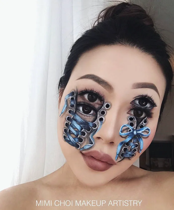 Esta mujer dejó la enseñanza para dedicarse a crear alucinantes ilusiones ópticas con maquillaje