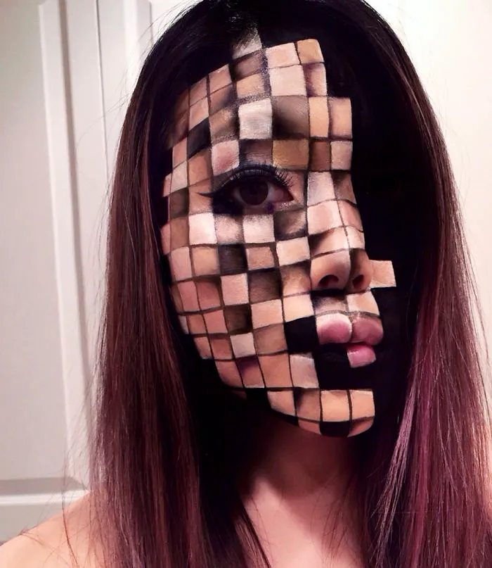 Woman Gives Up Teaching To Create Optical Illusions With Makeup, And It's Messing With Our Minds