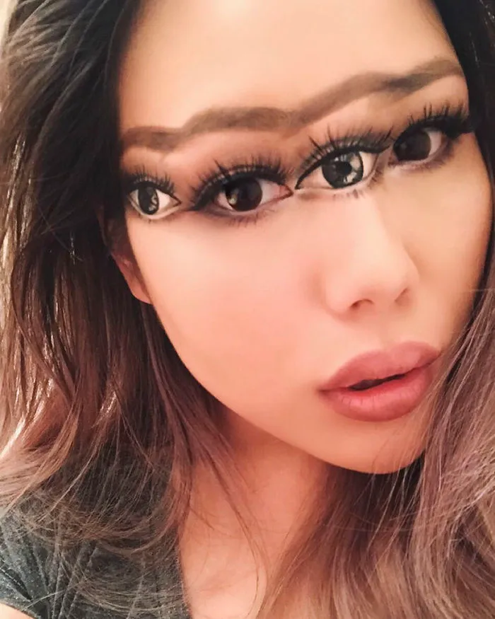 Woman Gives Up Teaching To Create Optical Illusions With Makeup, And It's Messing With Our Minds