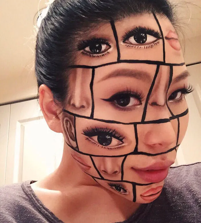 Woman Gives Up Teaching To Create Optical Illusions With Makeup, And It's Messing With Our Minds