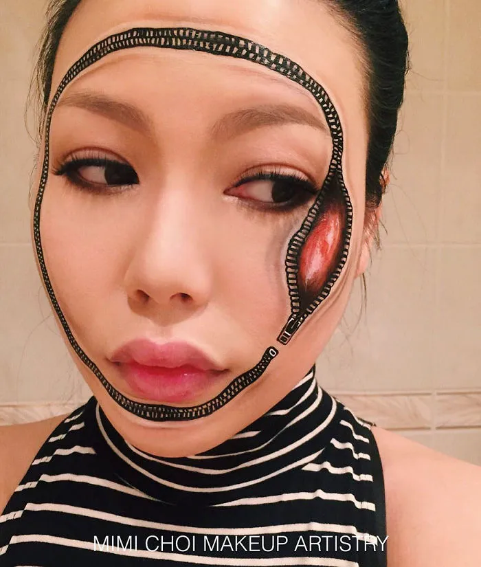 Woman Gives Up Teaching To Create Optical Illusions With Makeup, And It's Messing With Our Minds