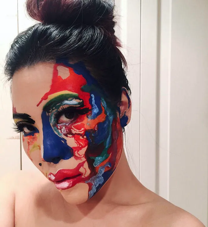 Woman Gives Up Teaching To Create Optical Illusions With Makeup, And It's Messing With Our Minds