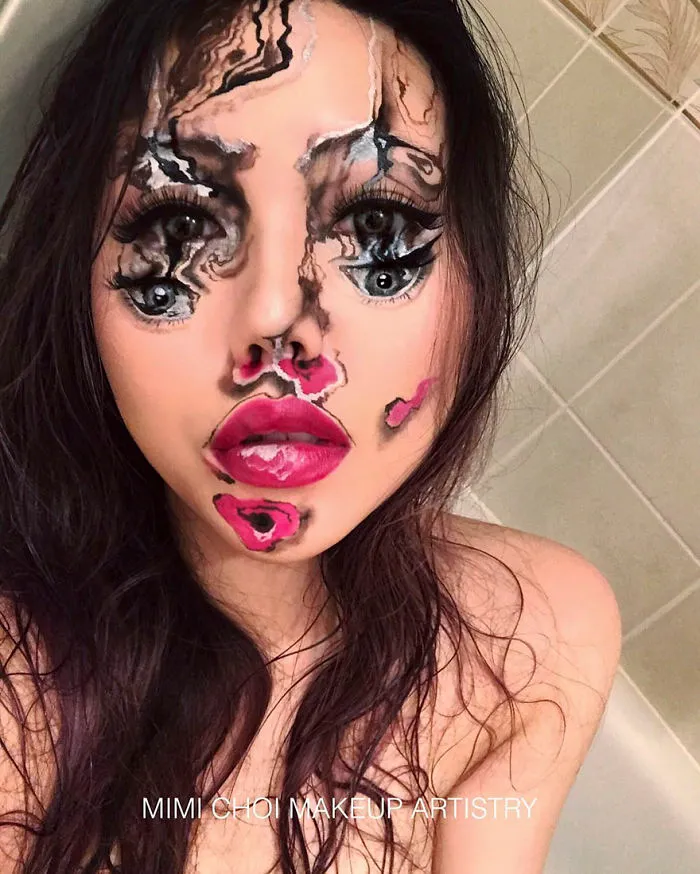 Woman Gives Up Teaching To Create Optical Illusions With Makeup, And It's Messing With Our Minds
