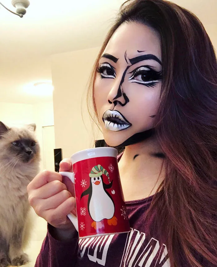 Woman Gives Up Teaching To Create Optical Illusions With Makeup, And It's Messing With Our Minds