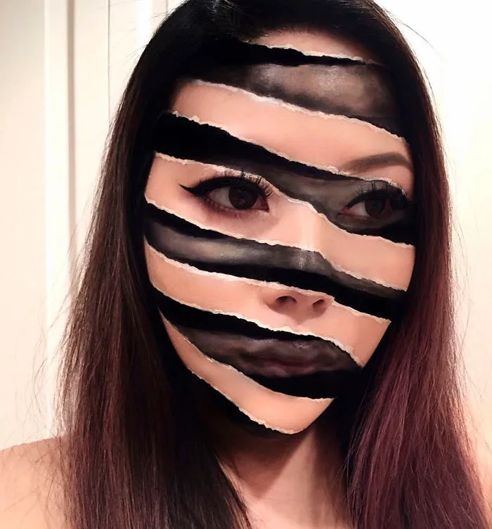 Woman Gives Up Teaching To Create Optical Illusions With Makeup, And It's Messing With Our Minds