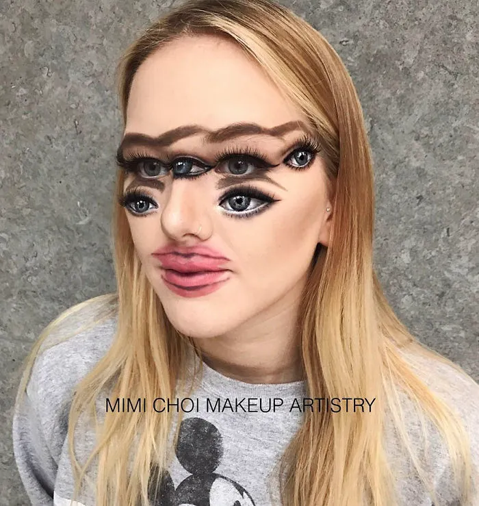 Woman Gives Up Teaching To Create Optical Illusions With Makeup, And It's Messing With Our Minds