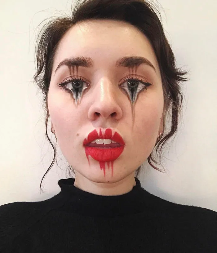Woman Gives Up Teaching To Create Optical Illusions With Makeup, And It's Messing With Our Minds
