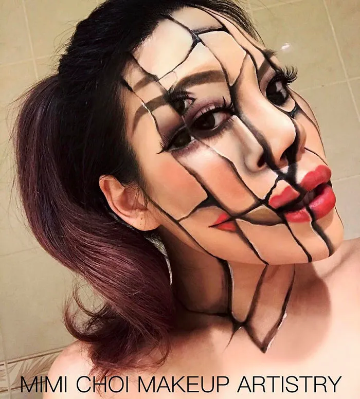 Woman Gives Up Teaching To Create Optical Illusions With Makeup, And It's Messing With Our Minds
