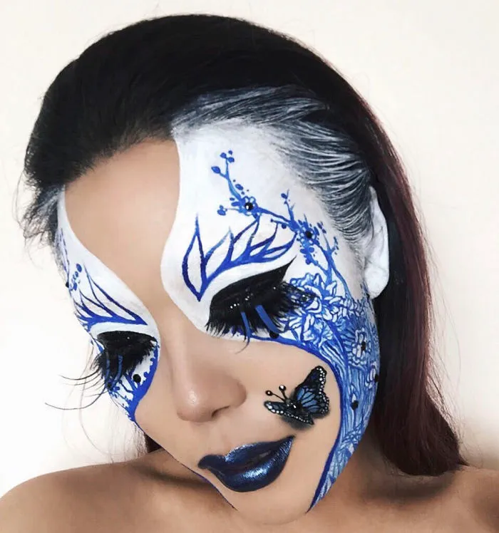 Woman Gives Up Teaching To Create Optical Illusions With Makeup, And It's Messing With Our Minds