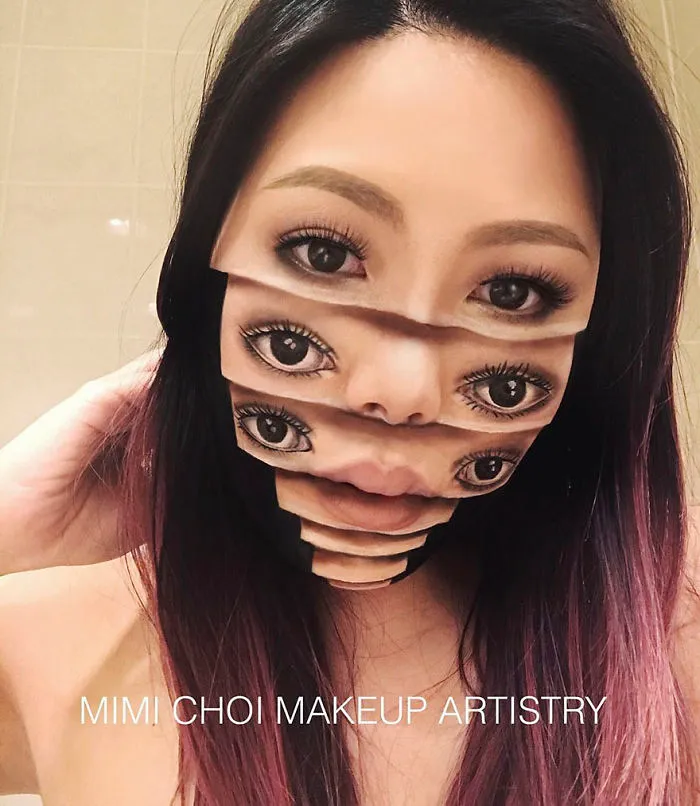 Woman Gives Up Teaching To Create Optical Illusions With Makeup, And It's Messing With Our Minds